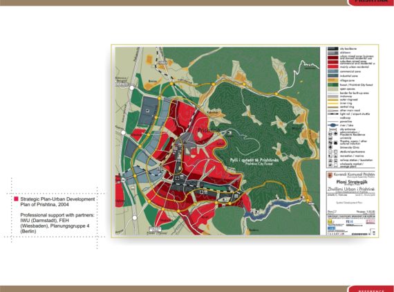 URBAN DEVELOPMENT PLAN OF PRISHTINA 2004